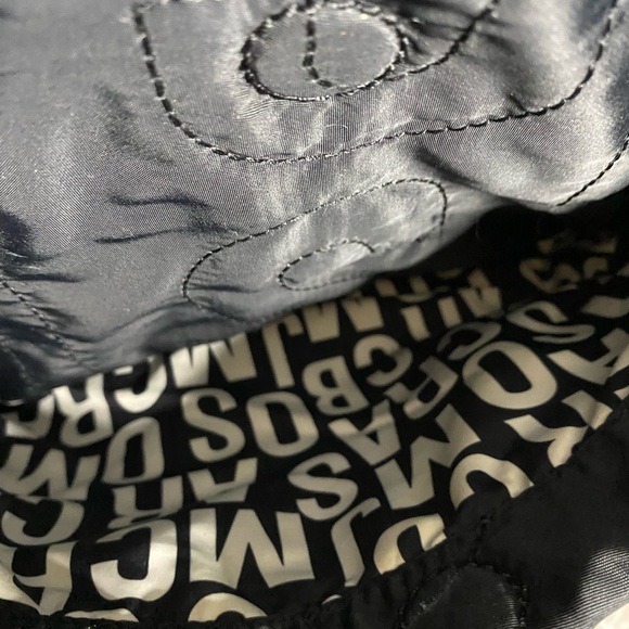 MARC JACOBS Designer Nylon Embroidered Handle Bag Tote Purse Diaper Bag - Picture 11 of 16